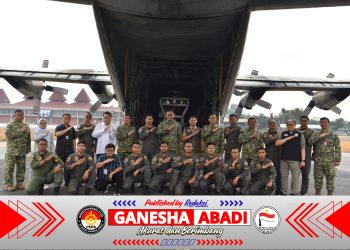 Perkuat OMC di Kalsel, TNI Kirim Pesawat Hercules C-130 Tambahan ke Banjarmasin