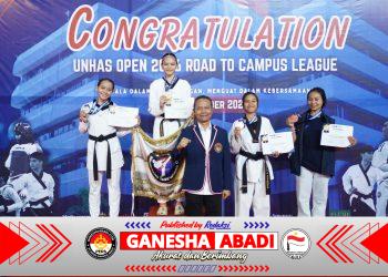 Ketum PBTI Saksikan Tanding Taekwondo di Universitas Hasanudin Makassar