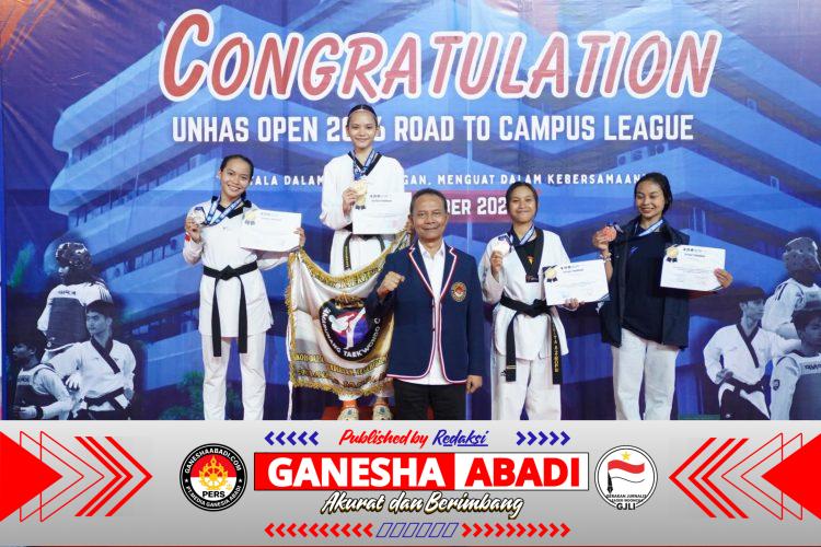 Ketum PBTI Saksikan Tanding Taekwondo di Universitas Hasanudin Makassar