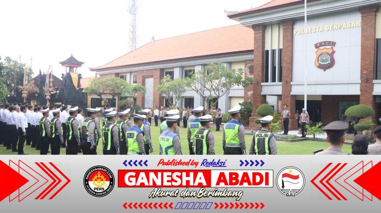 Kapolresta Denpasar Pimpin Upacara Peringatan Hari Sumpah Pemuda di Mako Polresta Denpasar