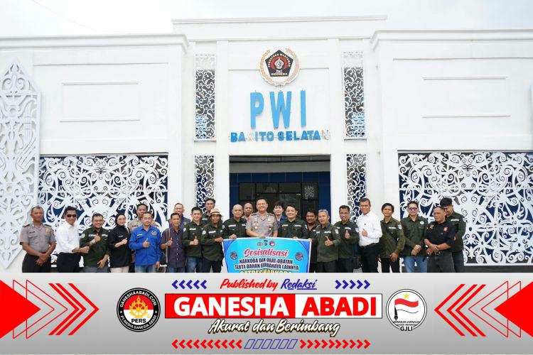 Kapolres Barsel Sambangi Markas PWI Guna Perkuat Sinergitas Polri dan Insan Pers