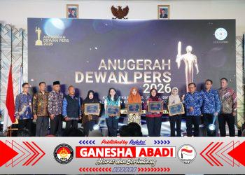Kapuspen TNI Hadiri Anugerah Dewan Pers 2026