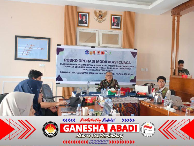 TNI Dukung Operasi Modifikasi Cuaca di Papua Selatan, Semai 10 Ton Garam