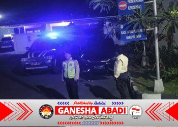 Blue Light Patrol Polsek Dentim, Perkuat Pengawasan Jalur Rawan di Malam Hari