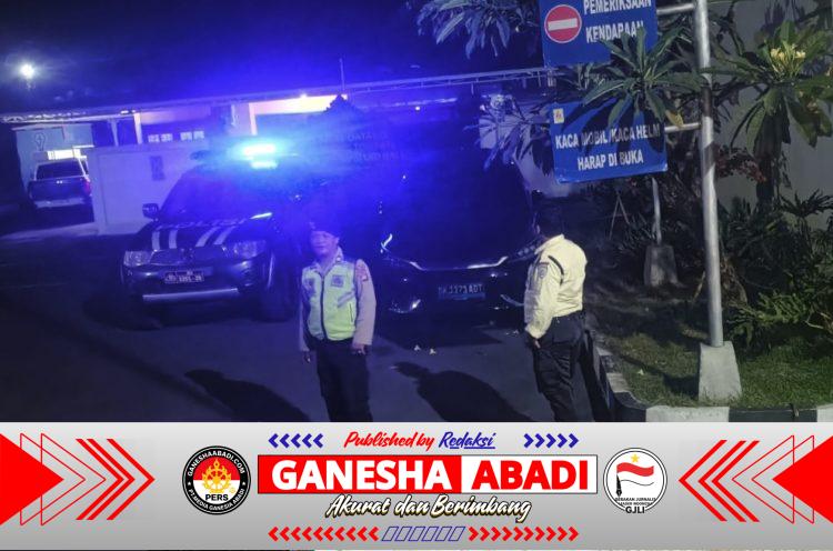 Blue Light Patrol Polsek Dentim, Perkuat Pengawasan Jalur Rawan di Malam Hari