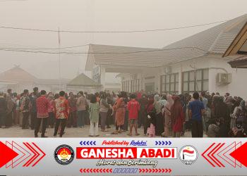 Kabut Asap Pekat Tak Menyurutkan Pemkab Barsel Gelar Gerakan Pangan Murah (GPM)