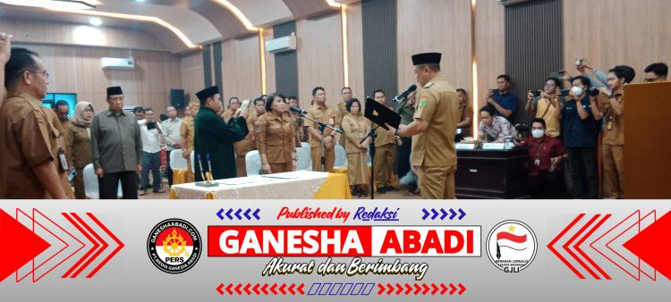 Bupati Resmi Lantik Dr. ita Minarni, ST,.MT Sebagai Sekda Barsel.