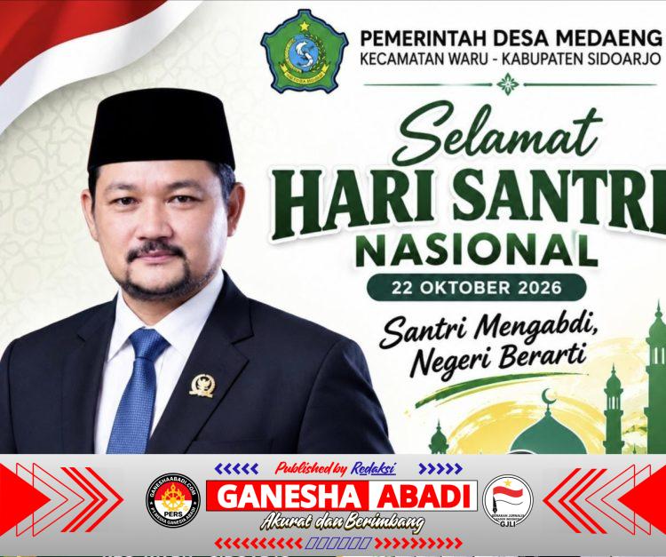 Peringati Hari Santri, Alex Kuswanto Ajak Masyarakat Medaeng Teladani Semangat Santri dalam Membangun Bangsa