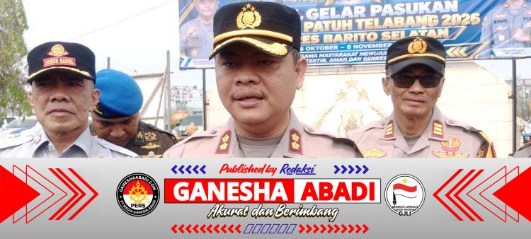 Polres Barsel Gelar Apel Gabungan Patuh Telabang Tahun 2026.