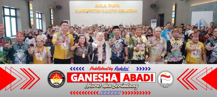 Ketua TP-PKK Barsel Hj Permanassri Resmi Buka Festival Tunas Bahasa Ibu Tahun 2026.